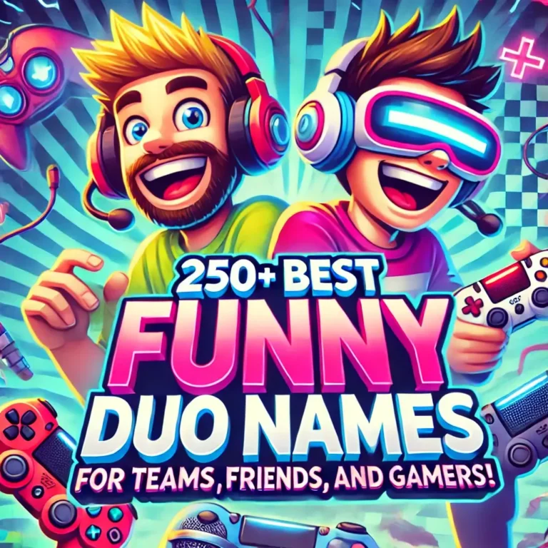 Funny Duo Names