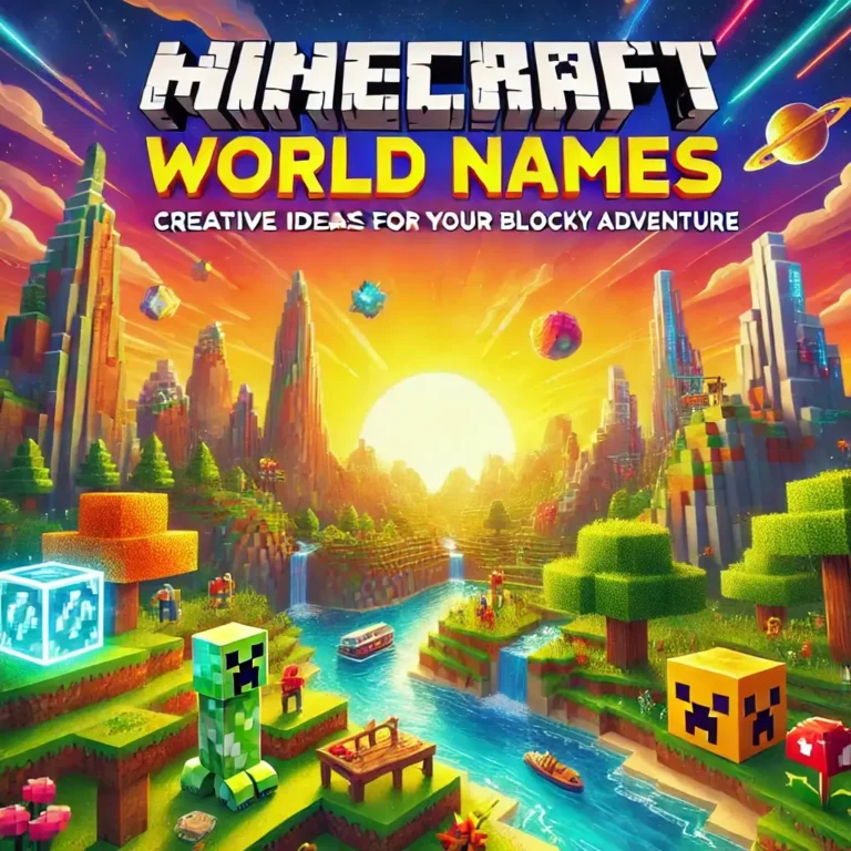 Minecraft World Names