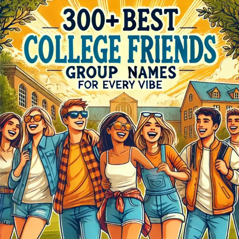 college friends group name