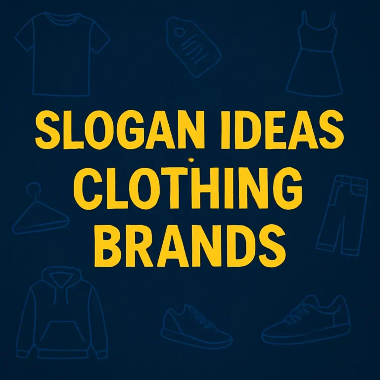 Slogan Ideas for Clothing Brands