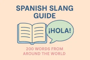 Spanish slang words