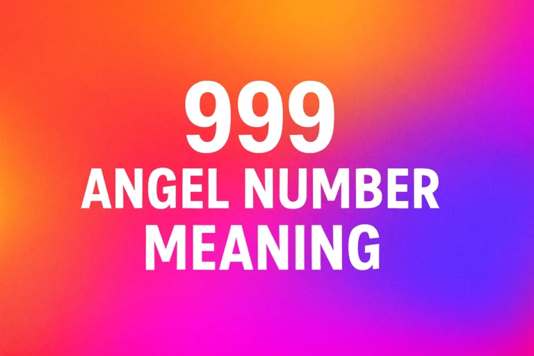 999 angel number meaning