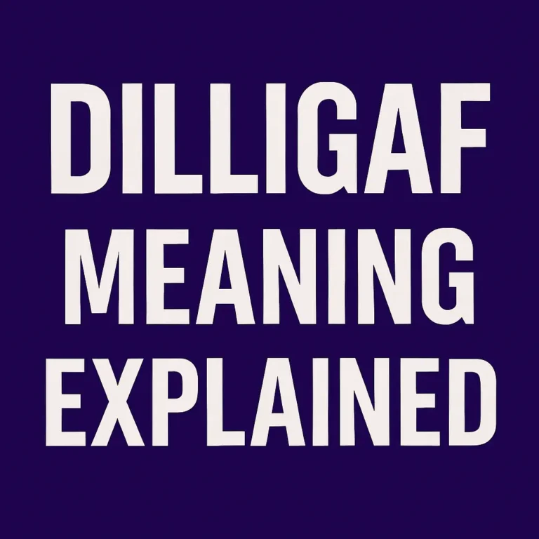 DILLIGAF meaning