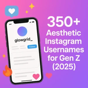 Instagram username